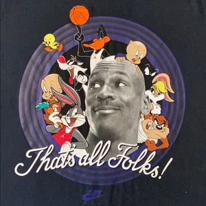Limited Edition Space Jam Jordan T shirt size L